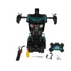 Auto Robot transformer a control remoto deportivo azul con doble joystick Auto Robot transformer a control remoto deportivo azul con doble joystick