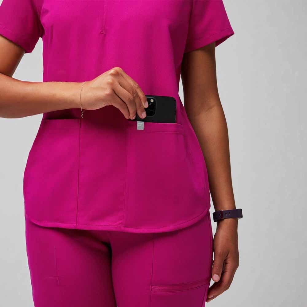 Top Method Scrub Top Mujer Hibiscus