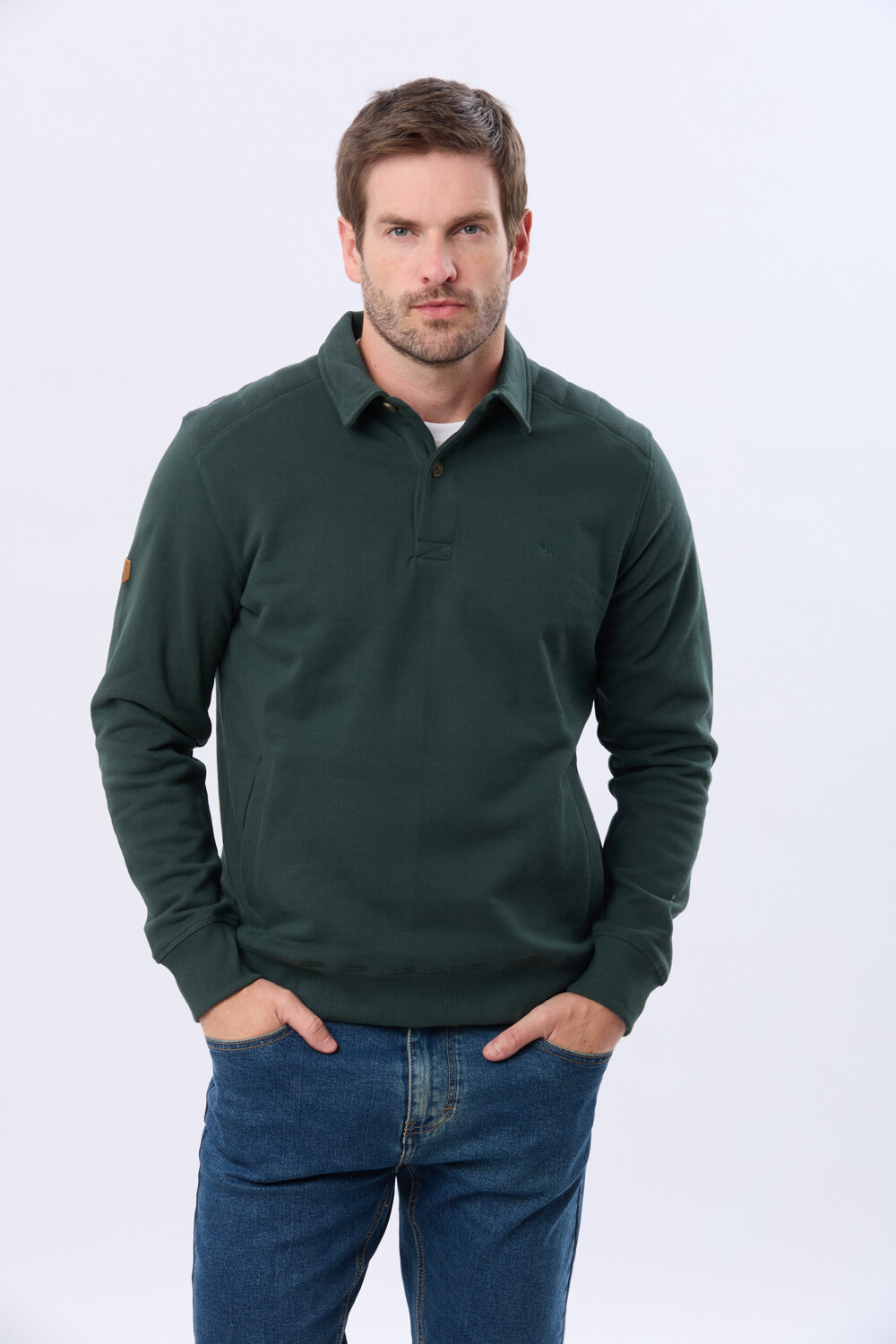 BUZO POLO DE FELPA Verde