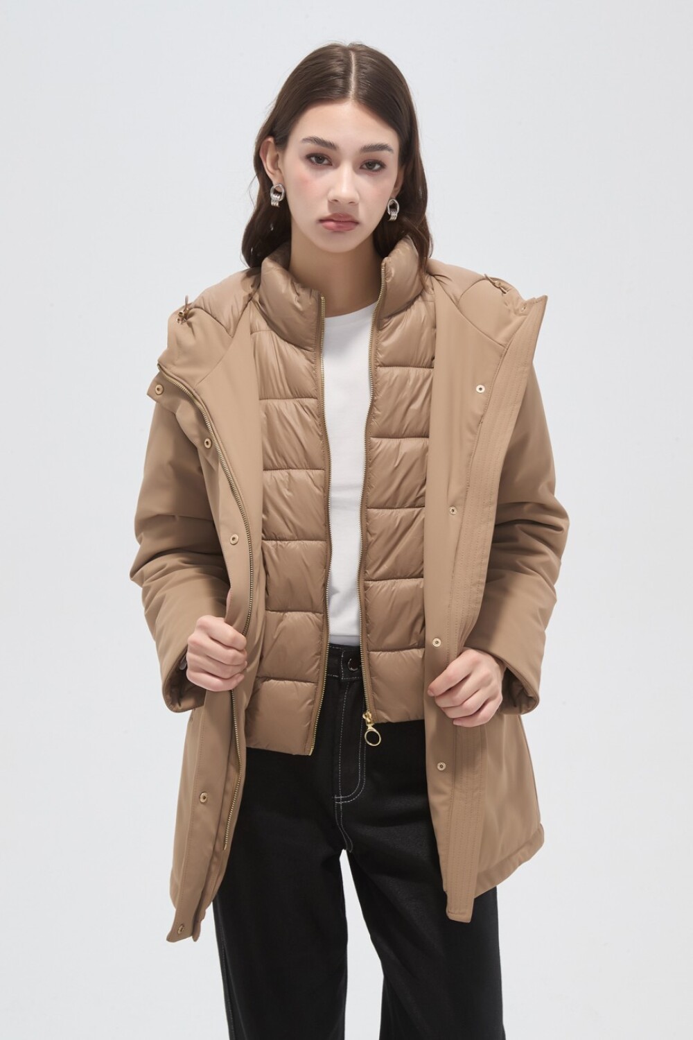 Campera Karipe Beige Oscuro