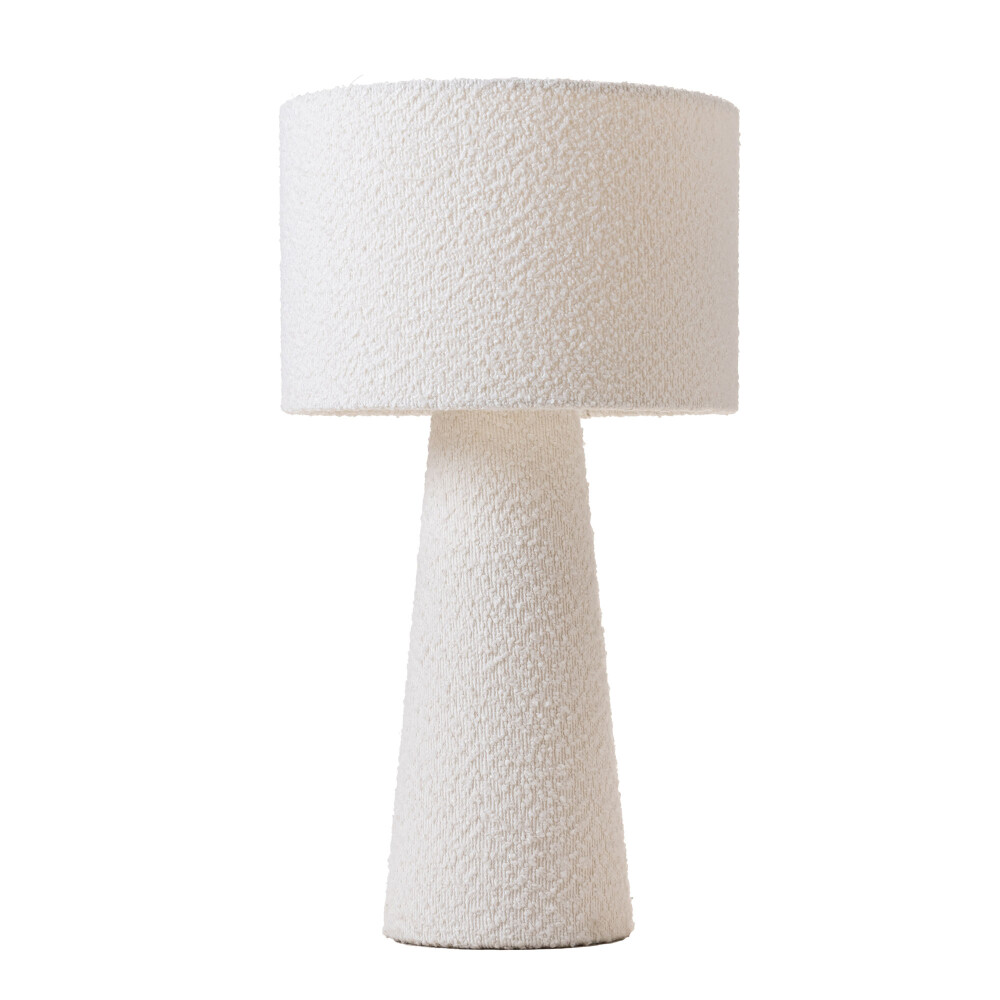 LÁMPARA DE MESA OGGI, BLANCO TELA NBRABBWBBWCL