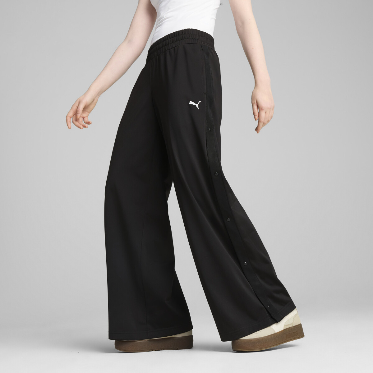 Wardrobe ESS Low Rise Popper Pants op 62980401 - Negro 