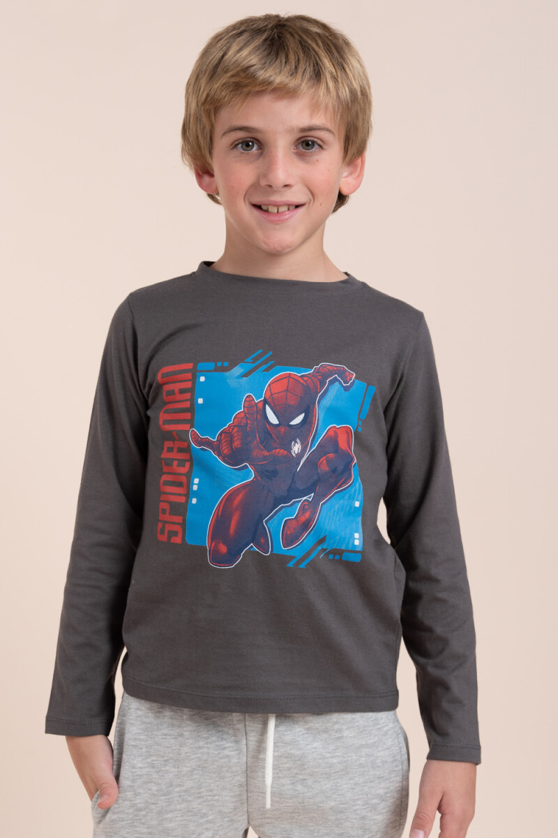Camiseta con estampa - Spiderman gris oscuro 