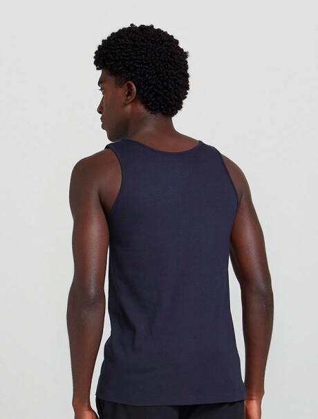 MUSCULOSA BÁSICA MASCULINA AZUL OSCURO