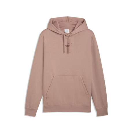Campera Ess Small N°1 Logo Centered Hoodie Felpa de Hombre Crema