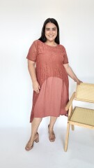 Vestido Lira Terracota