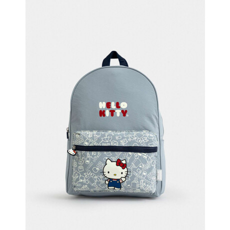 Mochila Print ''hello Kitty'' Azul Celeste
