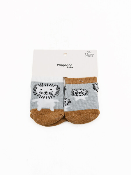 MEDIAS BEBE PACK X 2 VARIANTE 6