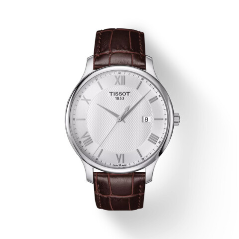 Reloj Tissot Tradition T0636101603800 en cuero para hombre Reloj Tissot Tradition T0636101603800 En Cuero Para Hombre