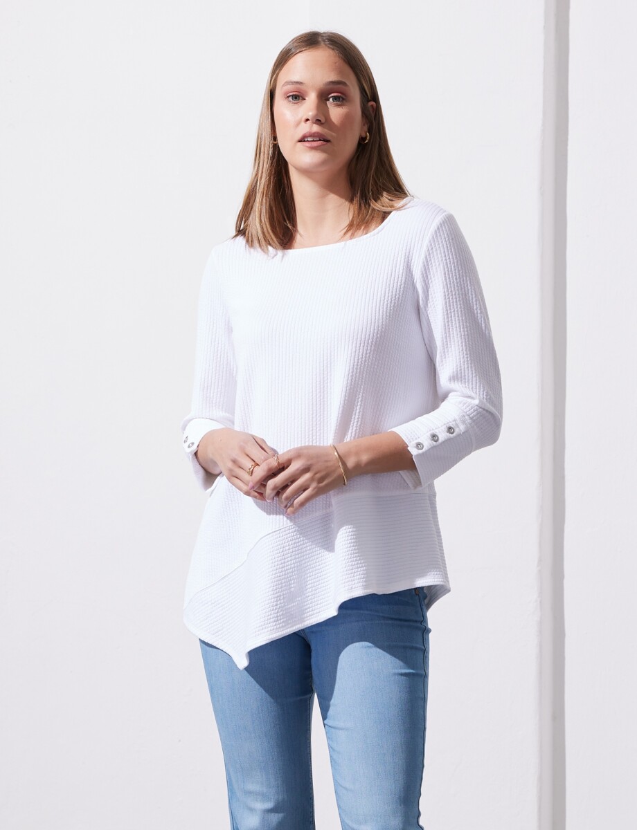 Blusa Tejida - Blanco 