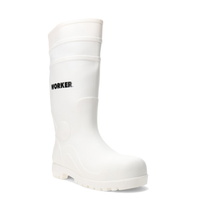 Botas de Hombre Worker Lactica con Puntera Blanco