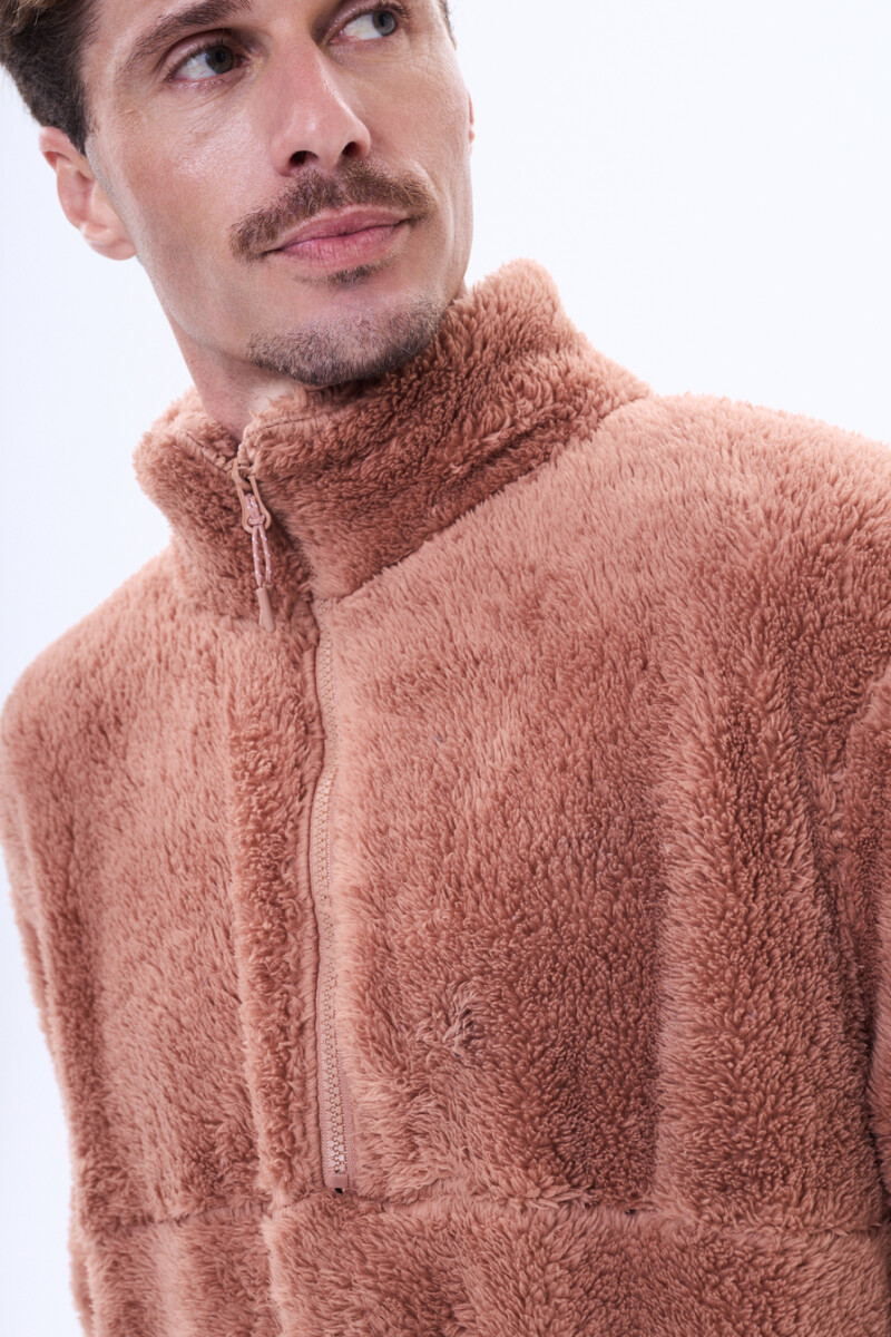 Buzo de sherpa Elda Beige