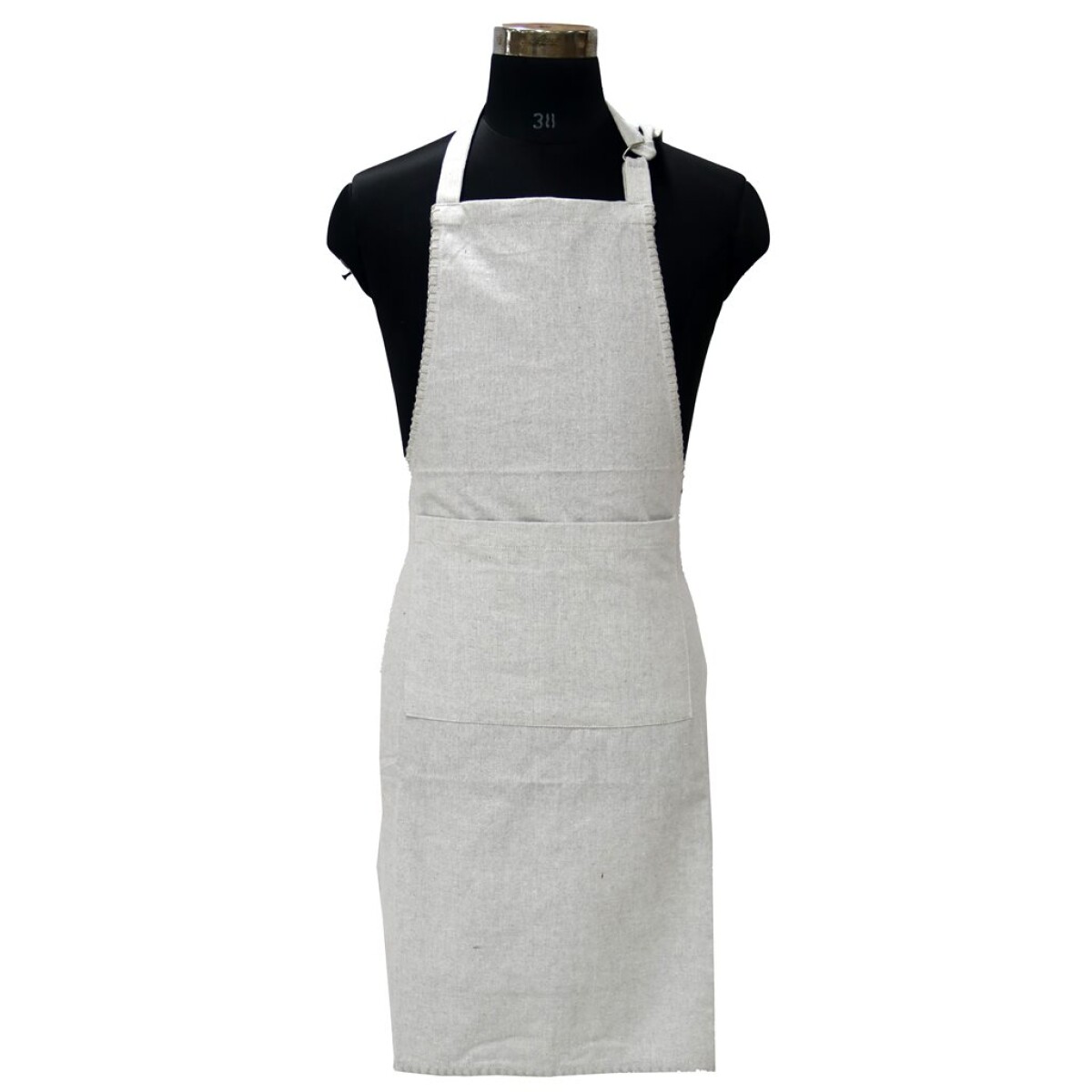 DELANTAL ALGODÓN 60X85CM GRIS 