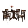 Juego Comedor HV-3171 Madera Mesa Redonda + 4 sillas Juego Comedor HV-3171 Madera Mesa Redonda + 4 sillas