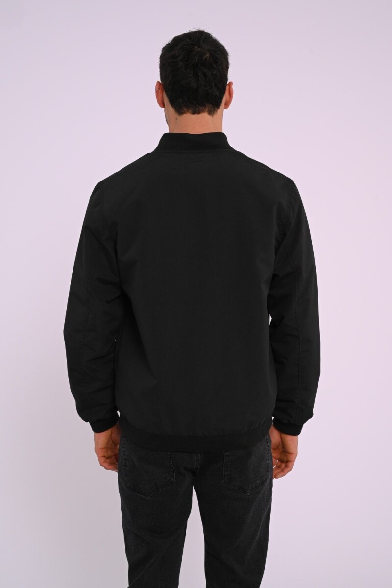 Campera bomber Negro
