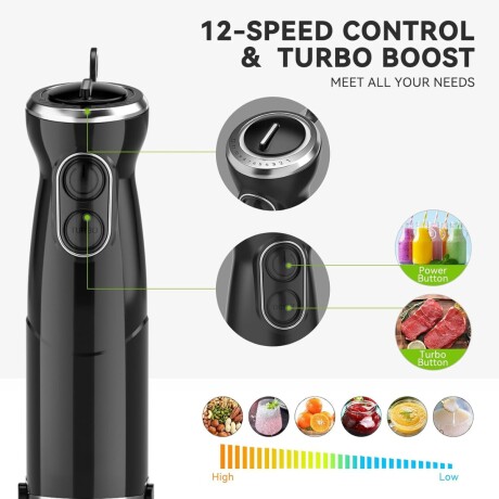 Mixer con Varilla Mezcladora y Cuchillas IYTRER-235 Le Falta el Vaso Picador 001