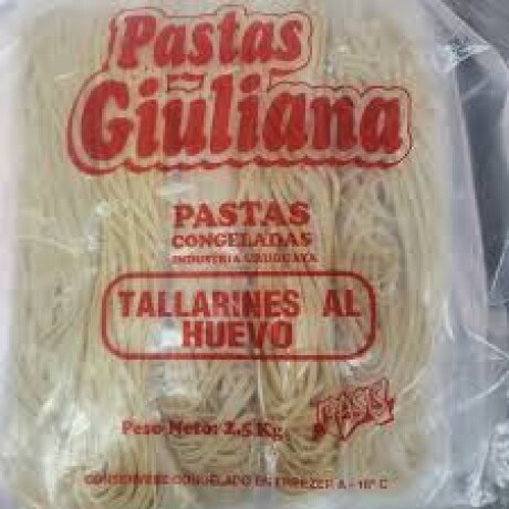 Tallarines al huevo 2,5 kgs Tallarines al huevo 2,5 kgs