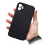 Carcasa Celular Funda Protector TPU Case Silicona Para iPhone 12 Variante Color Negro