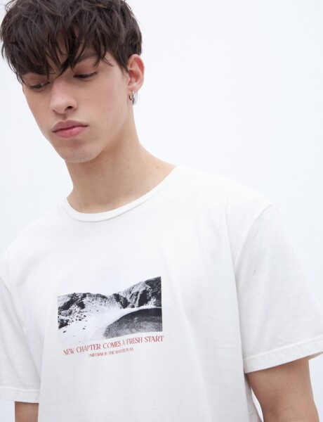 Remera Weston Off white