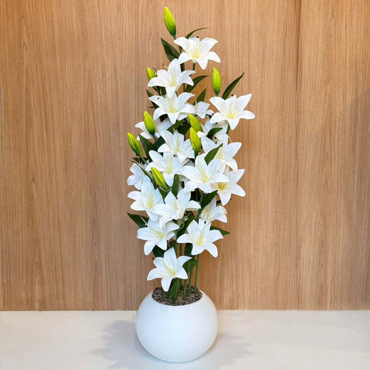 Planta Artificial Con Maceta Ceramica 1.2M 
