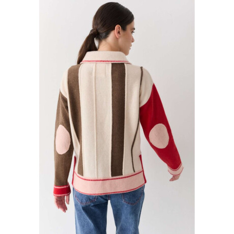 Pre Venta Buzo Olimpico Rojo, Crudo Y Rosa