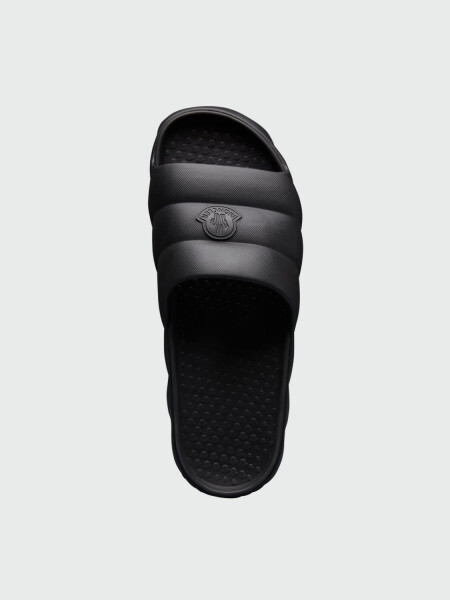 Moncler - Sandalias Acolchadas de Eva de Lilo Negro