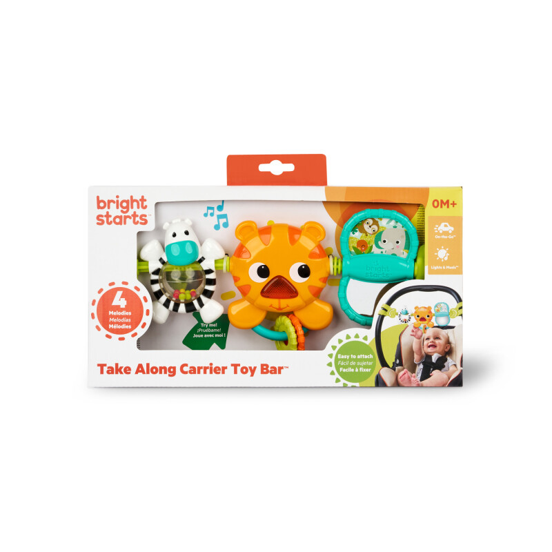 Take Along Carrier Toy Barra de juegos Bright Starts Take Along Carrier Toy Barra de juegos Bright Starts