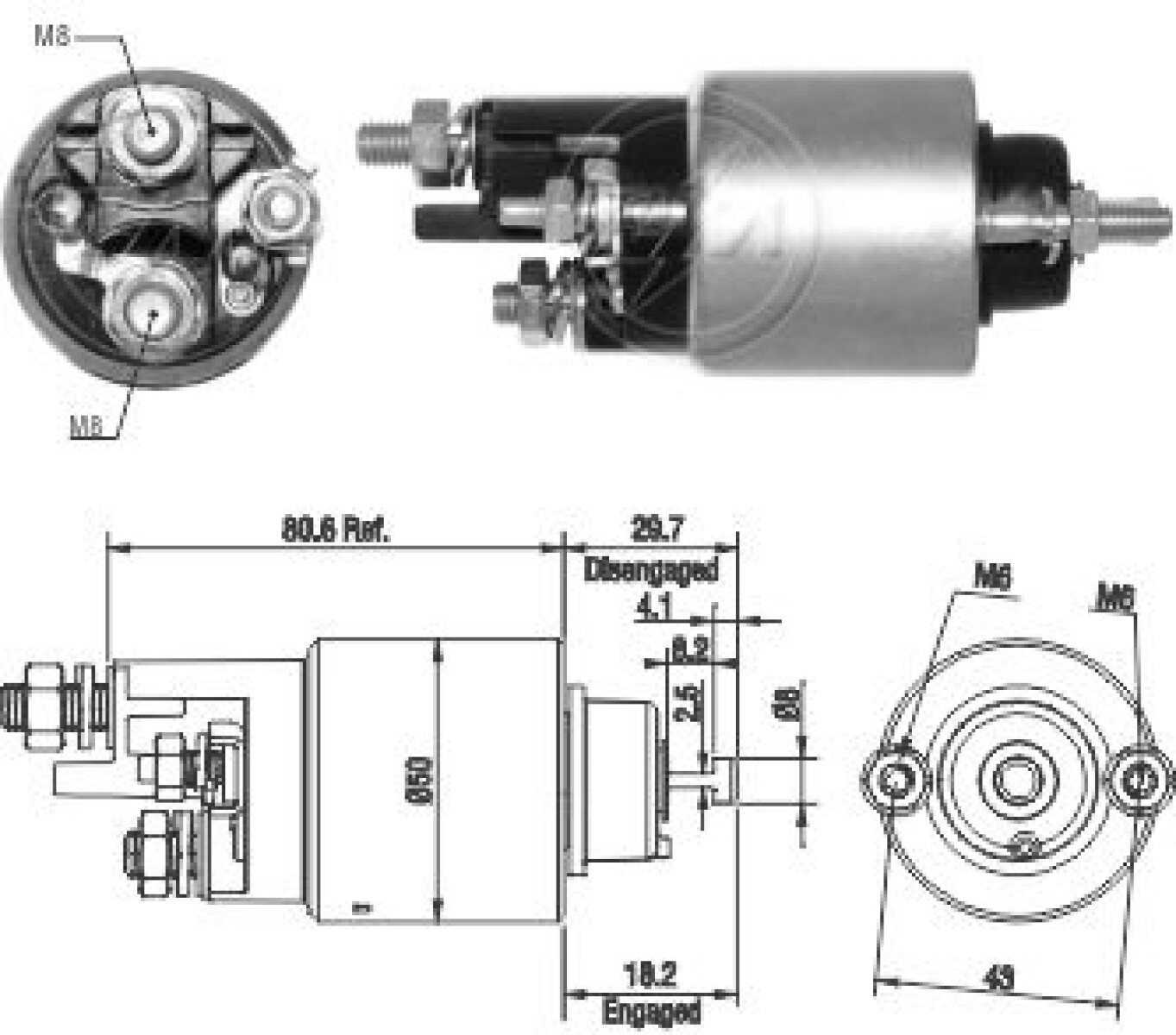 AUTOMATICO DE ARRANQUE MERCEDES BENZ M. BENZ SPRINTER S/DENSO ZM 