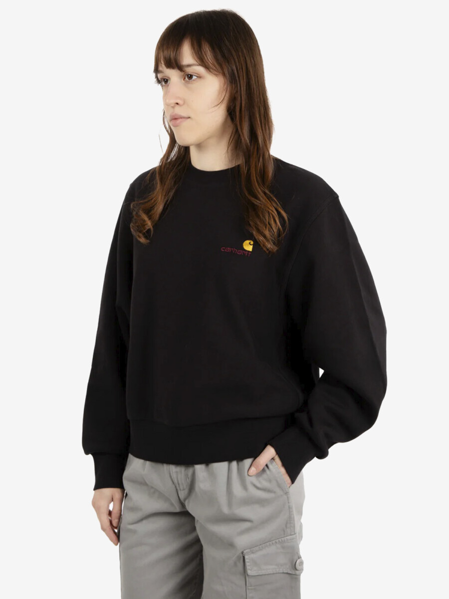 W' AMERICAN SCRIPT SWEAT 