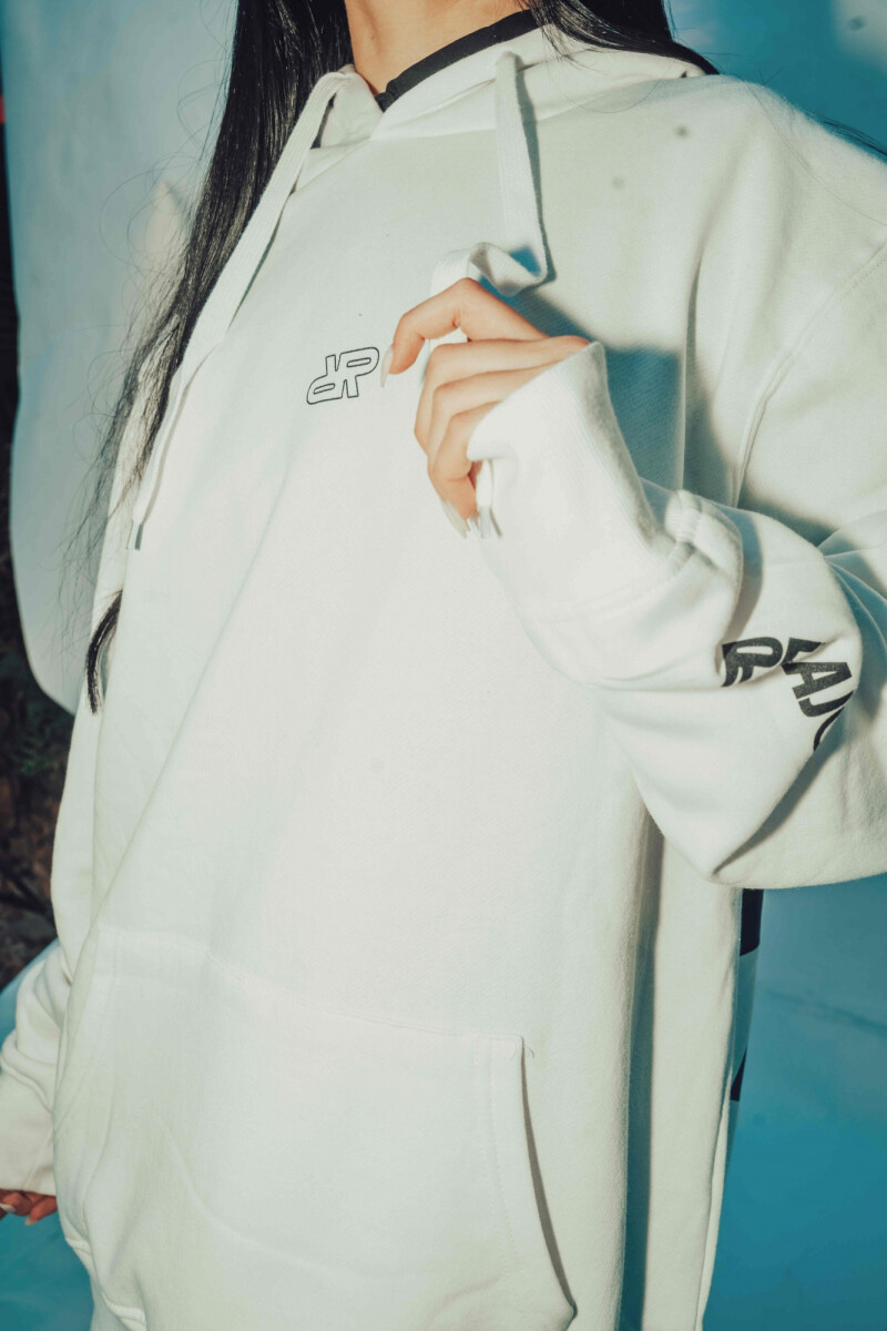 Hoodie Quilombito Blanco