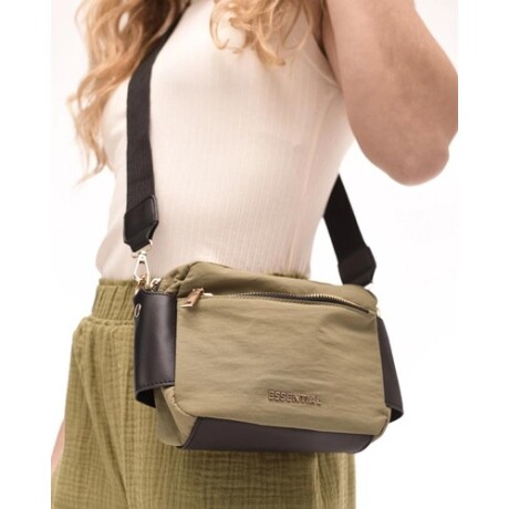Bandolera Canva Menorca 15x19x7cm Khaki