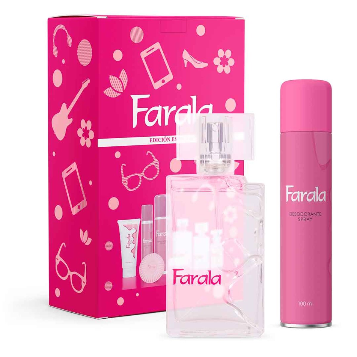 Set Farala perfume 100ml + desodorante spray 100ml - 001 