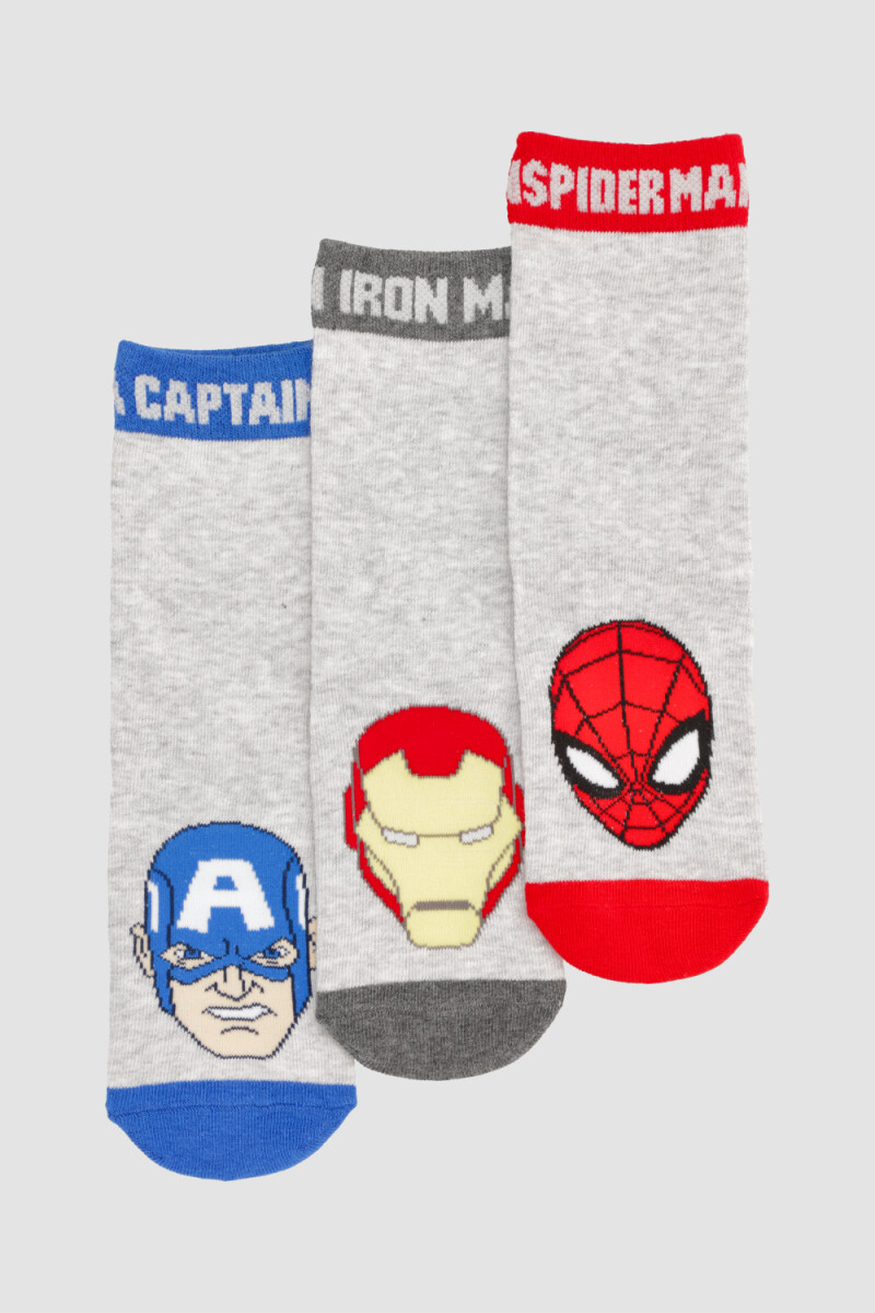 Pack x3 media infantil 1/2 caña disney - Diseño 1