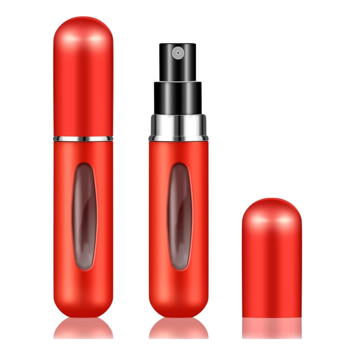 Frasco Mini Botella Recargable De Perfume Portátil X 5 - Variante Color Rojo 