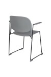 Silla Stacks Arm Gris