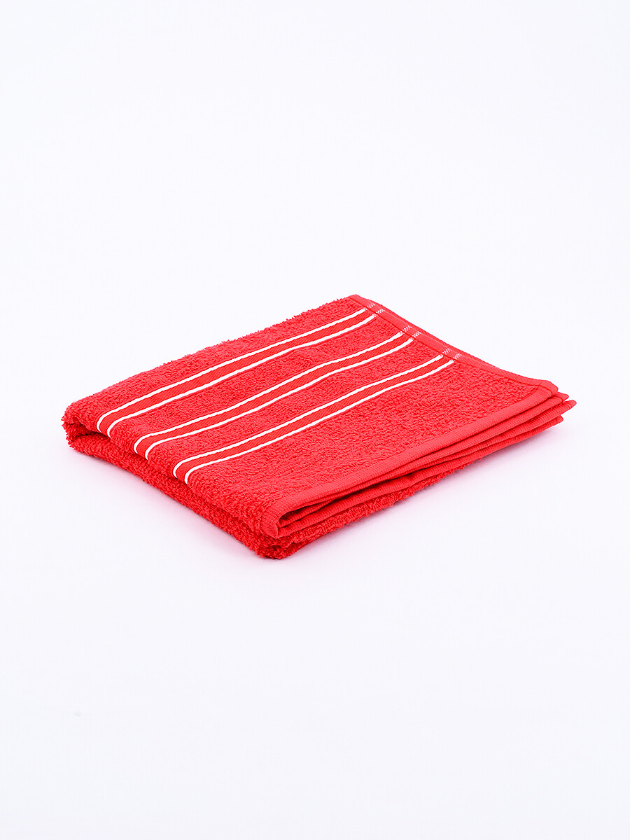 TOALLA ROSTRO - ROJO 