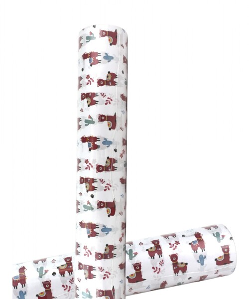Papel Regalo Bobina 60cm x 100mts LLAMAS