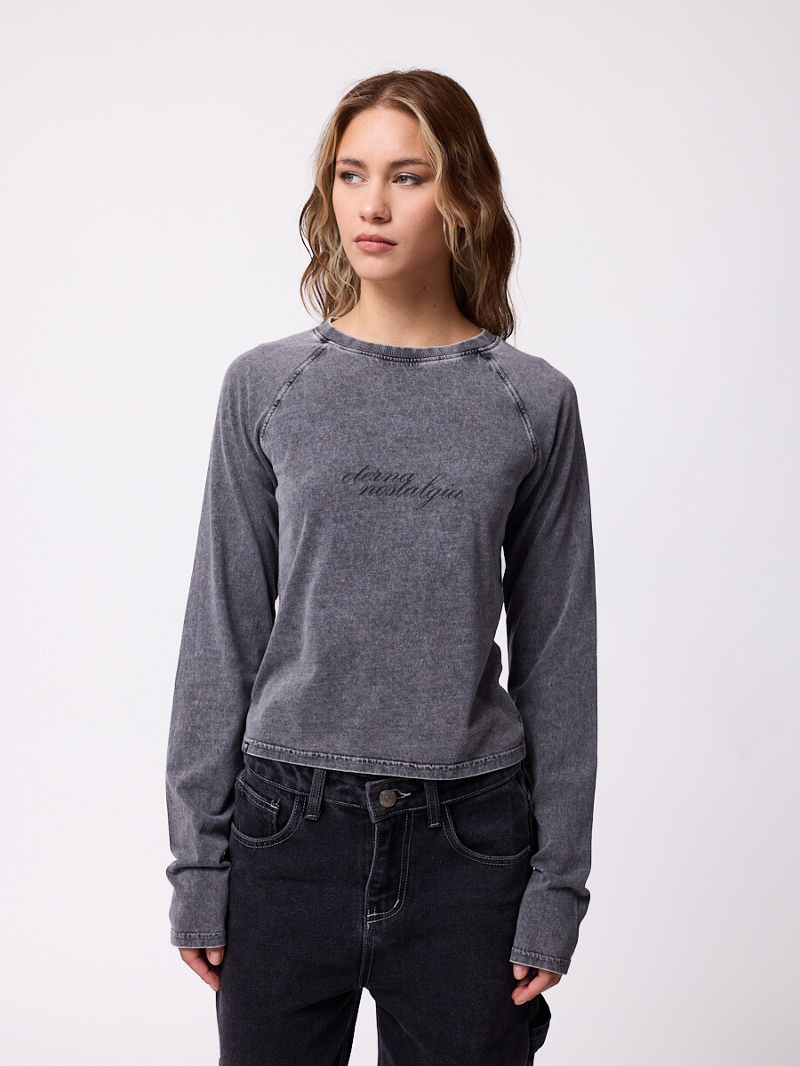 T-SHIRT M/L LEPAN DIXIE Gris Oscuro