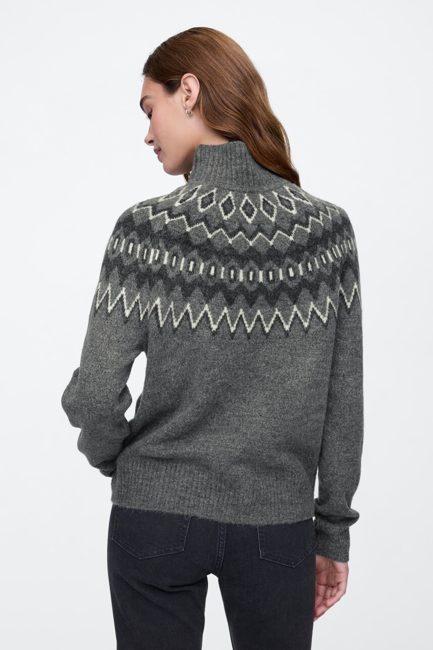 Buzo Polera Fairisle B25 Grey Heather