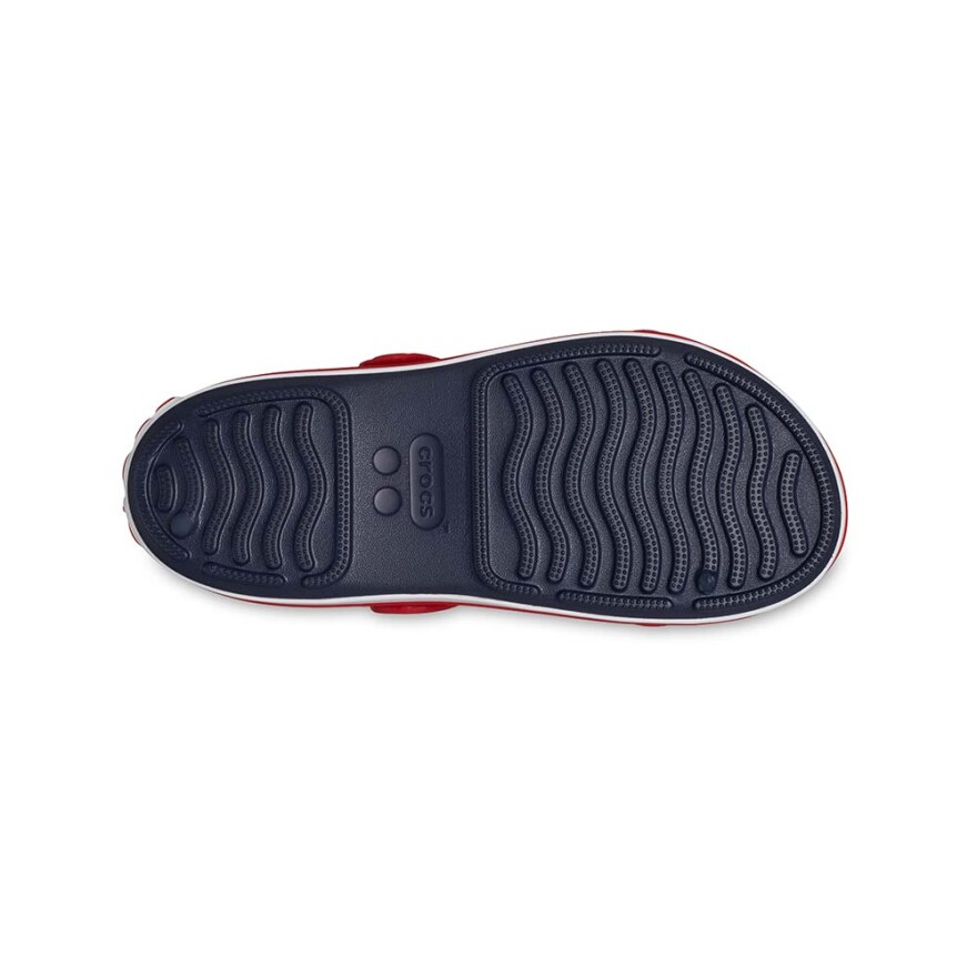 Sandalias Crocband Cruiser Sandal - Niños Navy/varsity Red