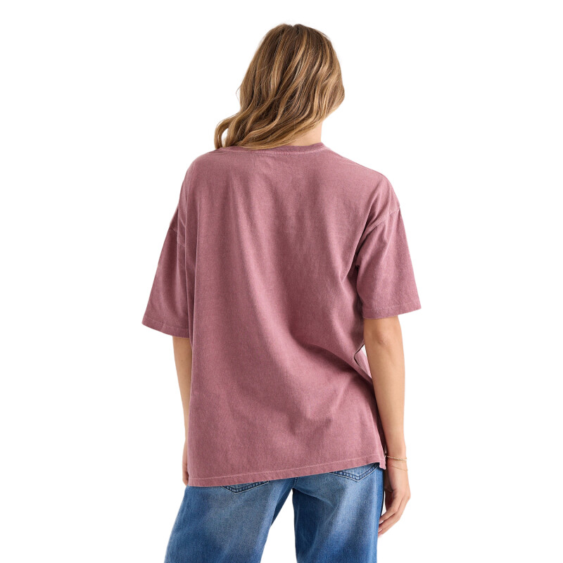 Remera Volcom Off The Grid Bad Tee - Bordó Remera Volcom Off The Grid Bad Tee - Bordó