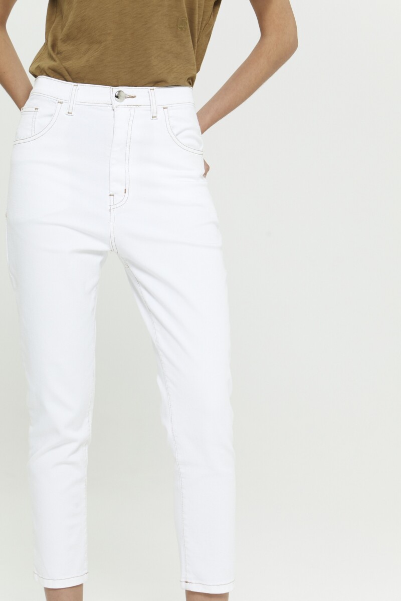 MOM FIT FRANCOIS Off White