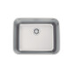 PILETA DE COCINA VALVULA 4 1/2 REBOSADERO 180 MM SATINADA 000