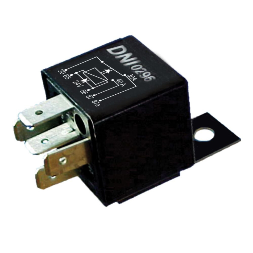 RELAY MERCEDES BENZ AUX INVERSOR C/ DIODO 24V 40/30A 5T DNI