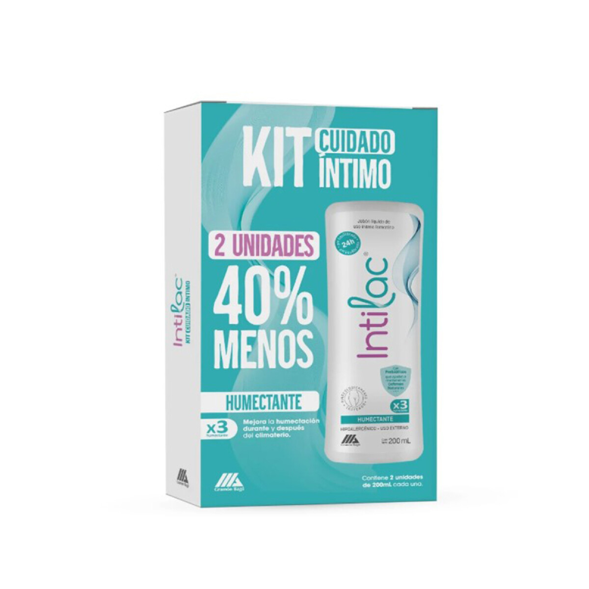 Kit x2 Cuidado íntimo Intilac - Humectante 