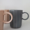 Taza facetada Azul