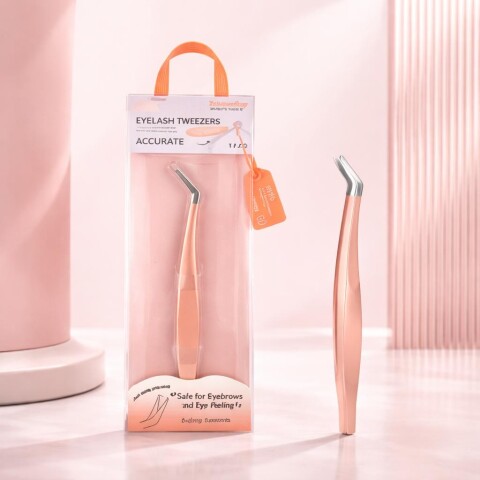 PINZA APLICADORA DE PESTAÑAS PUNTA REDONDA PINZA APLICADORA DE PESTAÑAS PUNTA REDONDA