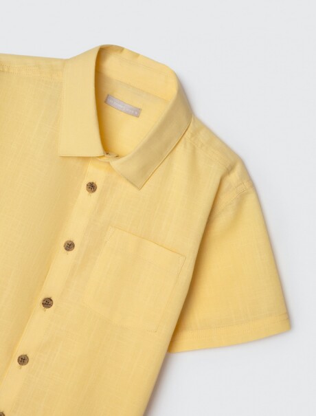 CAMISA MANGA CORTA AMARILLO