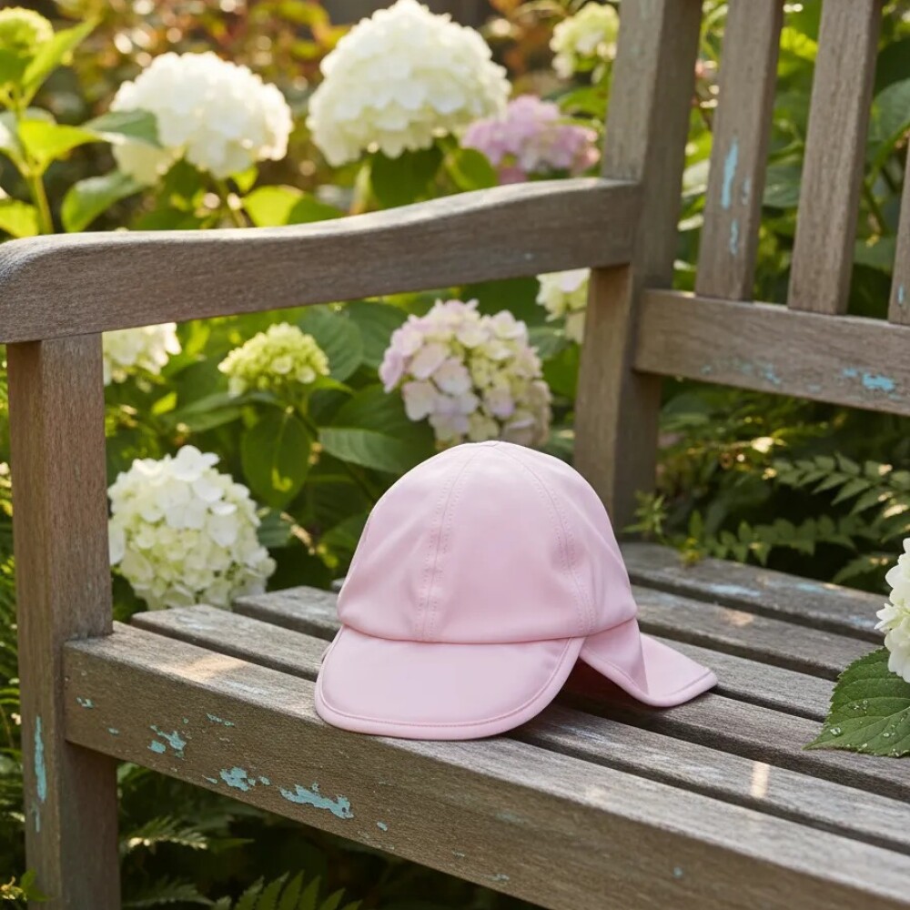 Gorro Carters con filtro UV rosa liso Gorro Carters con filtro UV rosa liso