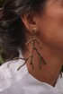 Root Earrings Dorado